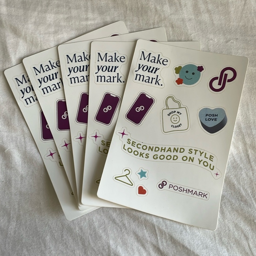 Poshmark sticker sheets - 5